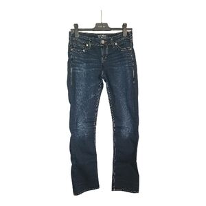 Silver Jeans Suki Super Stretch Midnight Blue Mid Rise Straight Leg Jeans